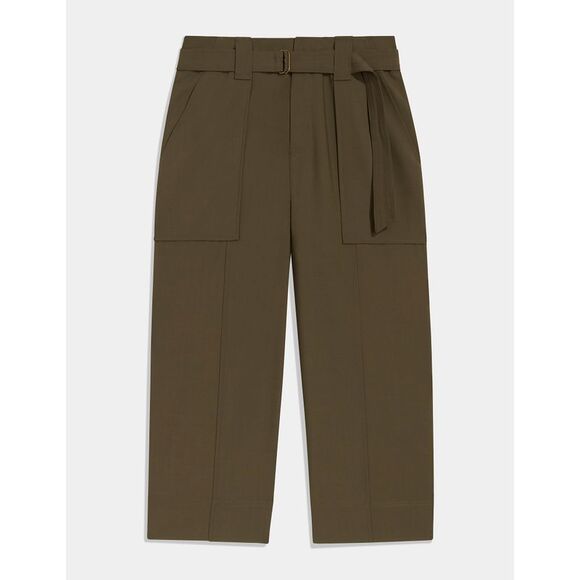GSTQ Women's Utility Cropped Pant Green Size 4